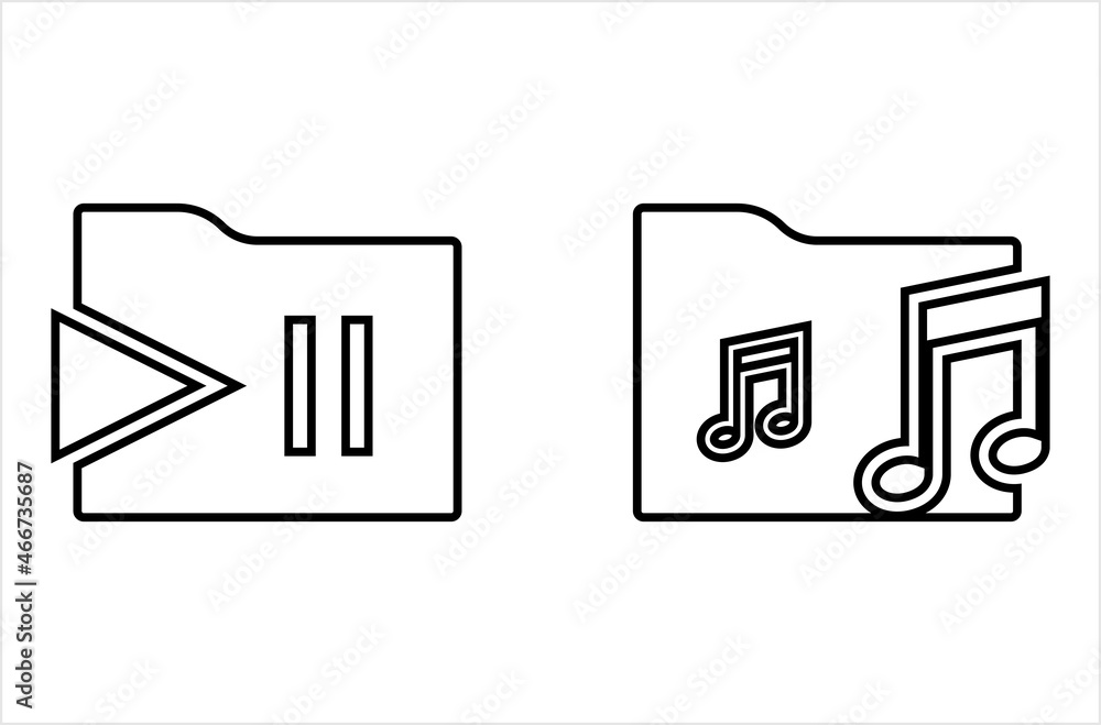 Music Audio Video Folder Icon M_2111001 Music Audio Video Folder Icon M_2111001