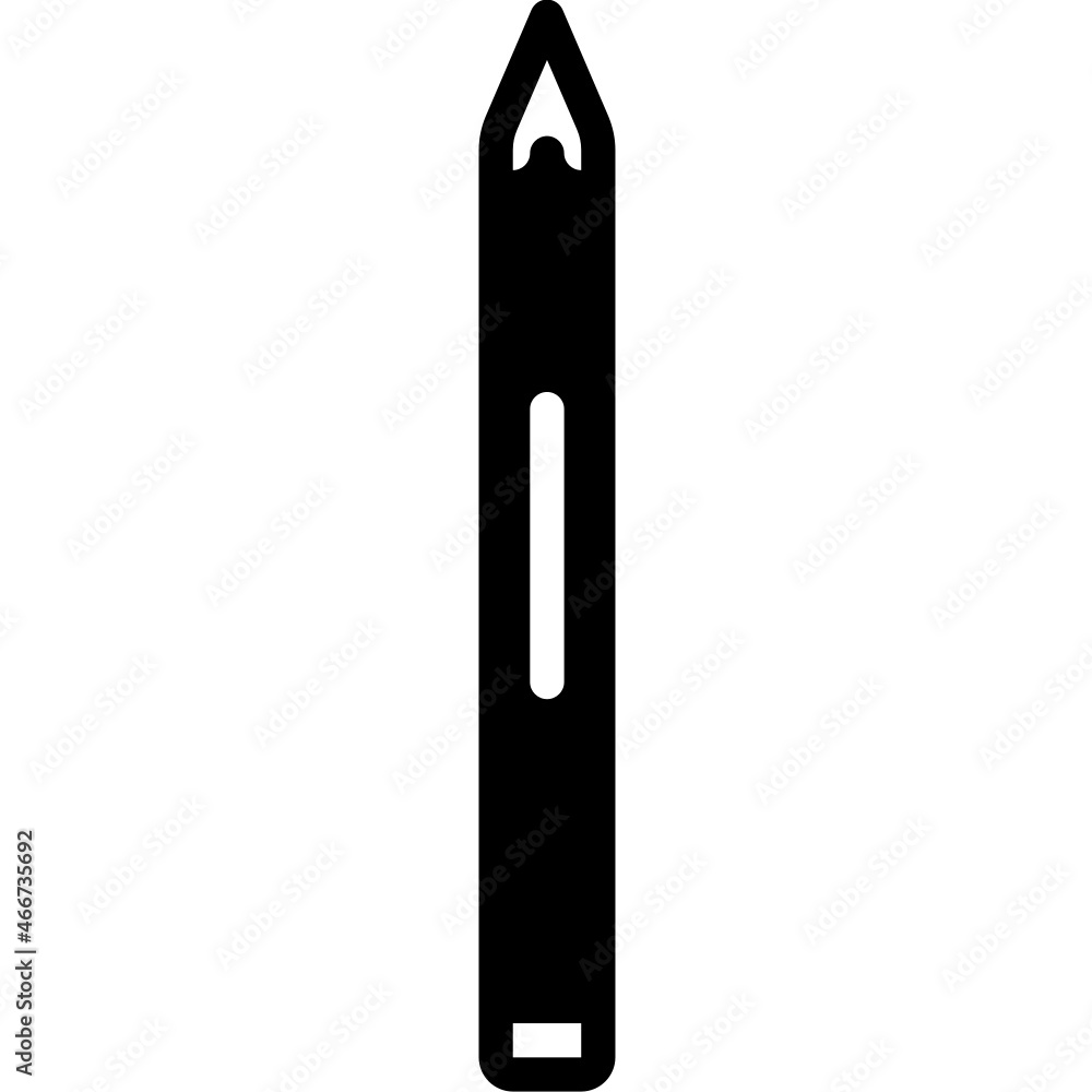pencil solid line icon pencil solid line icon