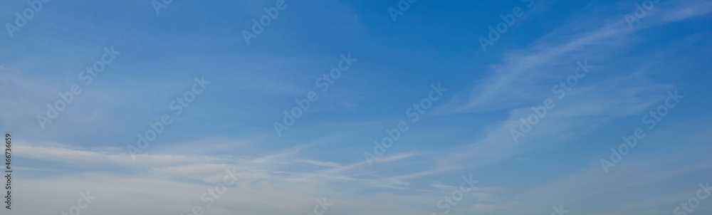 Abstract image of blurred sky. Blue sky background