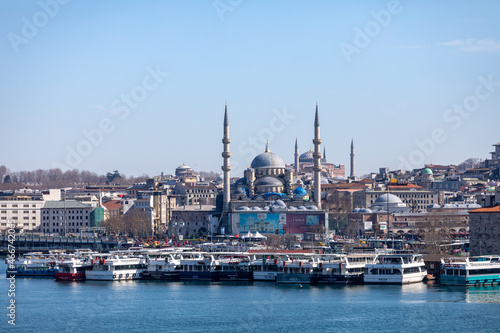 View of Istanbul Turkey on a sunny day