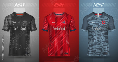 Premium collection of soccer jerseys