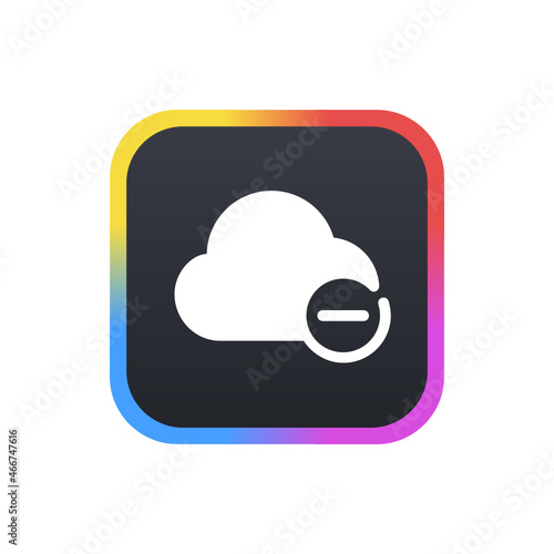 Remove Cloud - Sticker