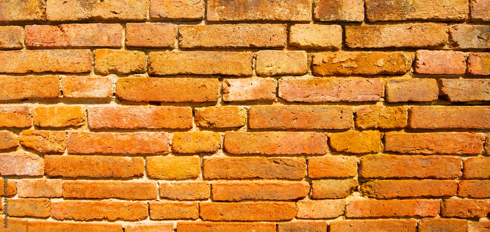 orange old brick wall pattern orange old brick wall pattern