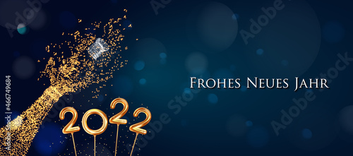 Neujahrsgruss 2022 - Frohes Neues Jahr