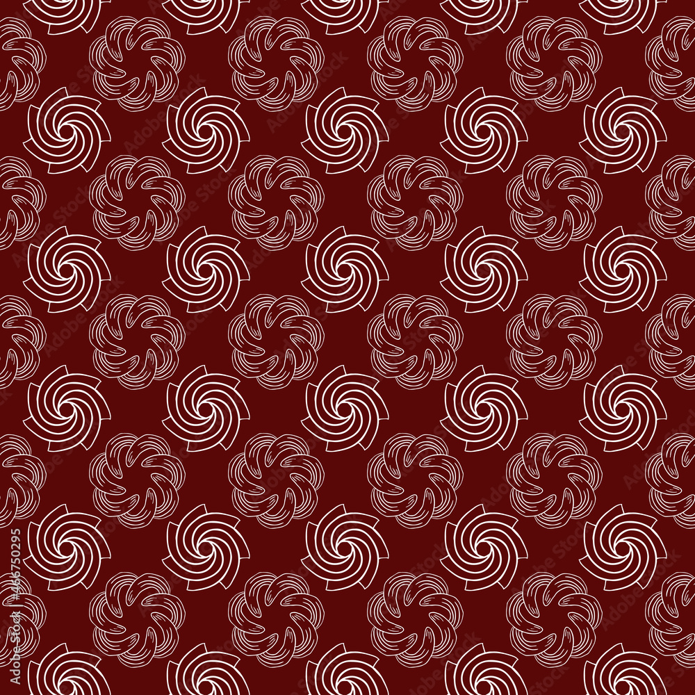 seamless pattern with different round abstract elements seamless pattern with different round abstract elements