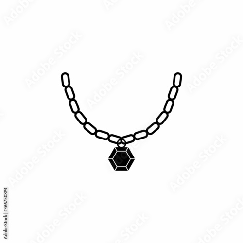 neklace icon, necklace vector symbol illustrations