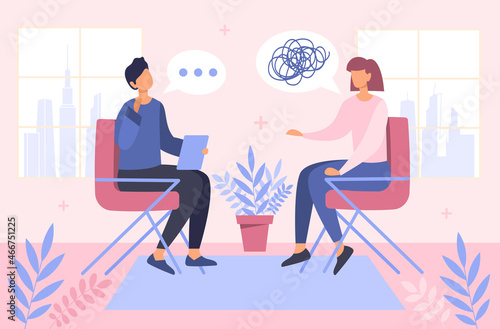 Psychological help concept