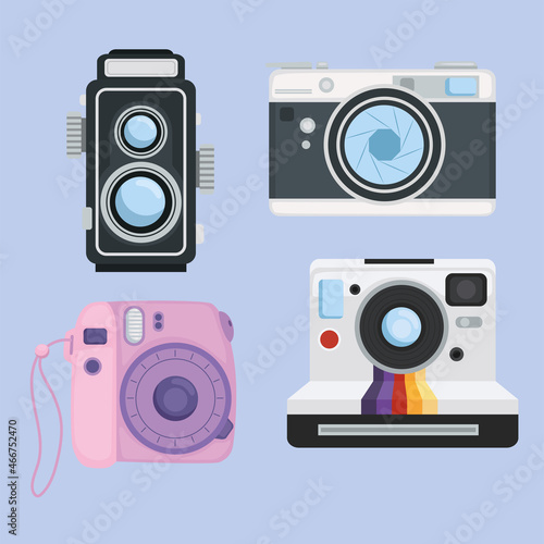 retro photographic cameras