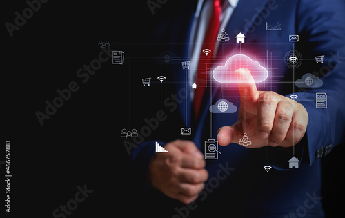 online cloud network data connection future online cloud connection concept data cloud connect and transact online wifi icon social network concept wifi internet high speed