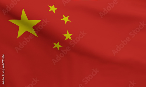 China flag waving china national flag background