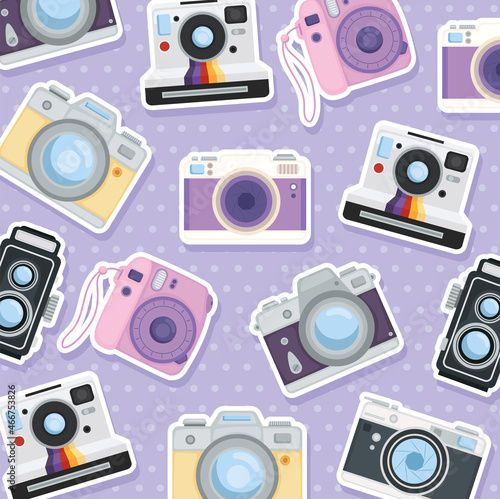 pattern of photographic cameras