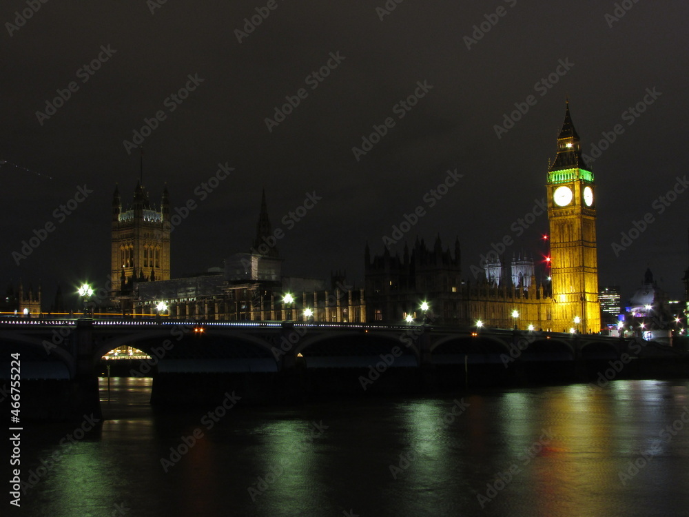 big ben at night