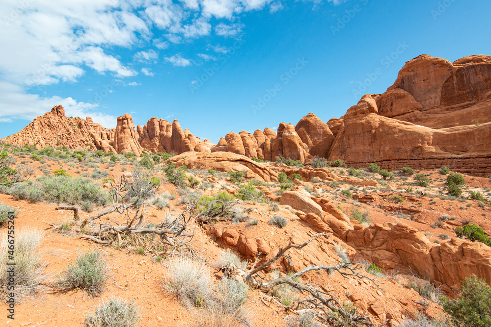 Rock formations in Arches National Park Rock formations in Arches National Park