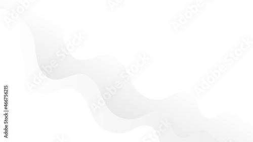 abstract modern white and grey gradient wave pattern background with copy space for website banner and corporate presentation template design