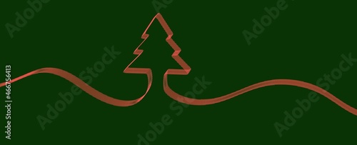 christmas card modern in 3d...