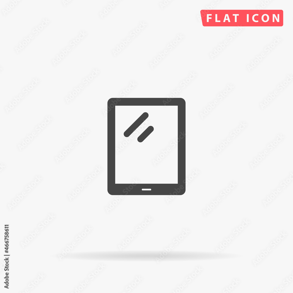 Tablet flat vector icon Tablet flat vector icon