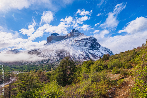 Cuernos del Paine y el valle del italiano. 