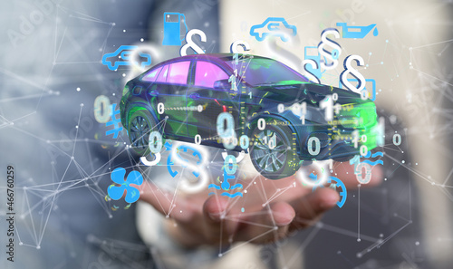 Car insurance concept with ...