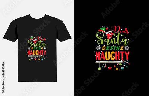 Christmas typography T shirt design vector file
