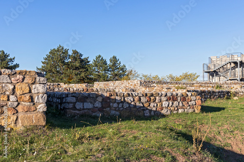 Ruins of medieval fortificated city of Krakra, Bulgaria photo