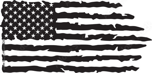 USA grunge flag vector illustration