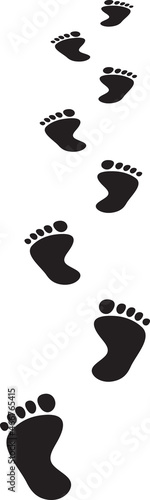 Footprints in the Sand design