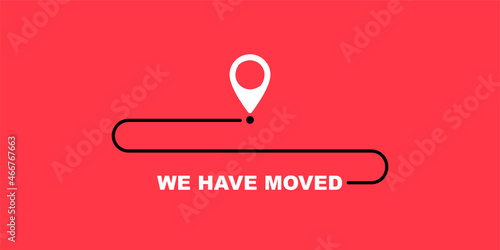 We have moved simple illustration