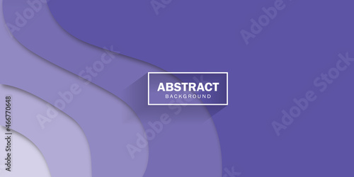 Blue art background  in paper cut style with multi layers shapes.