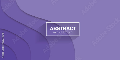 Blue modern art background  in paper cut style with multi layers shapes.