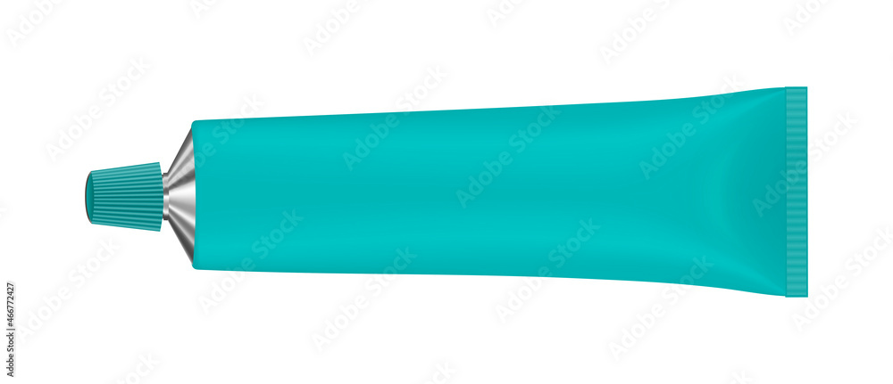 Vector illustration of cream or toothpaste tube. Ointment. Salve. Glue tube. Oil paint. Green tube. 3d tube Vector illustration of cream or toothpaste tube. Ointment. Salve. Glue tube. Oil paint. Green tube. 3d tube