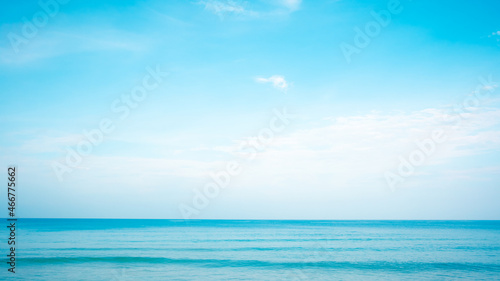 blue sky and sea