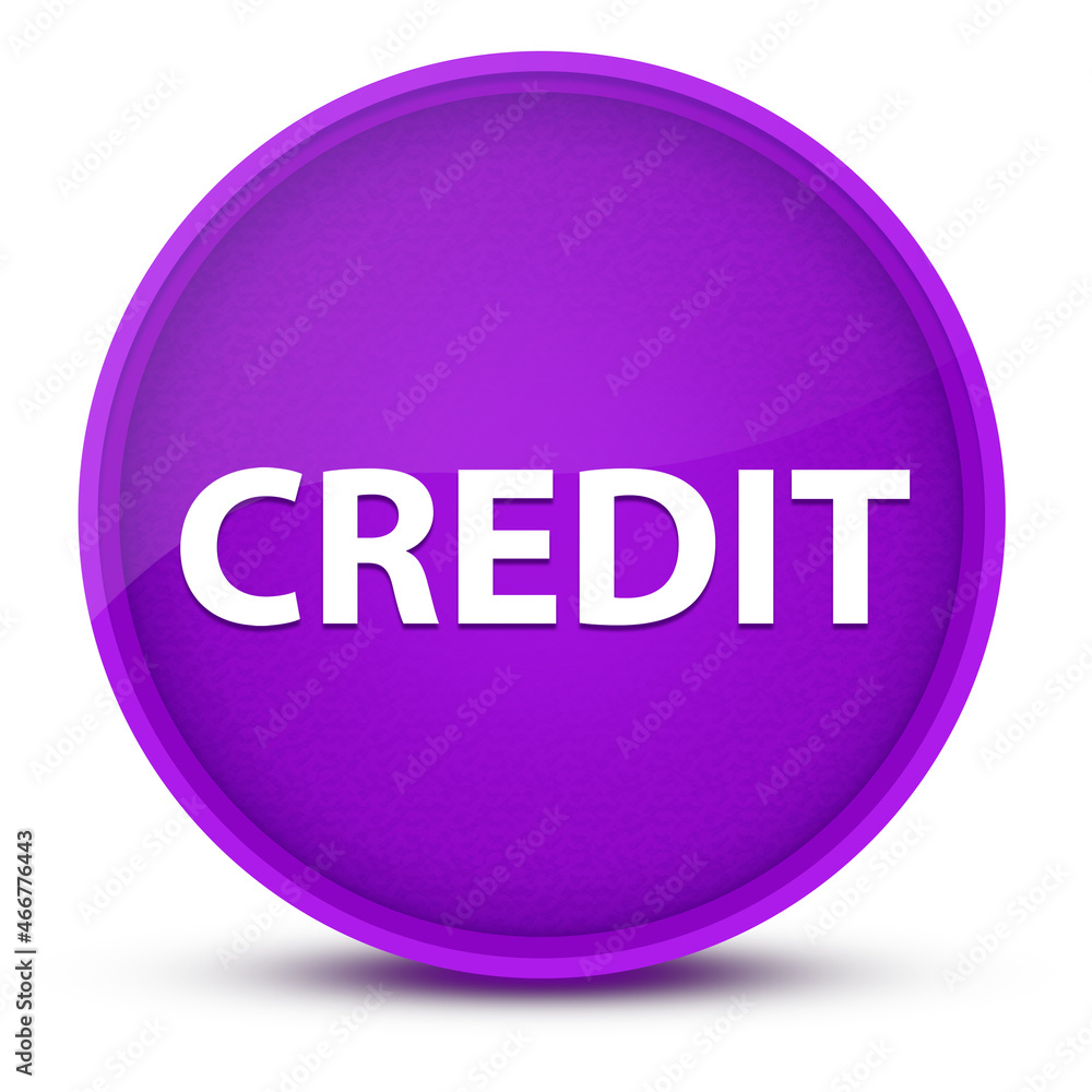 Credit luxurious glossy purple round button abstract Credit luxurious glossy purple round button abstract