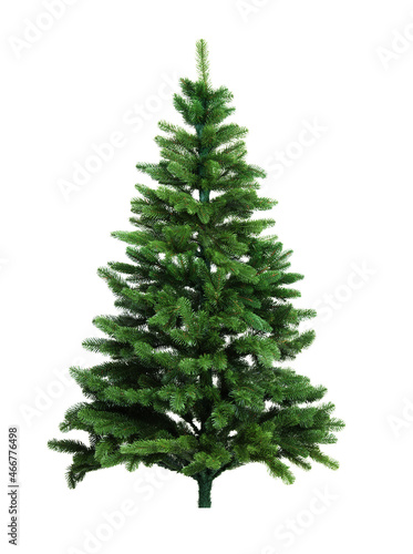 Christmas tree isolated on white © Alekss