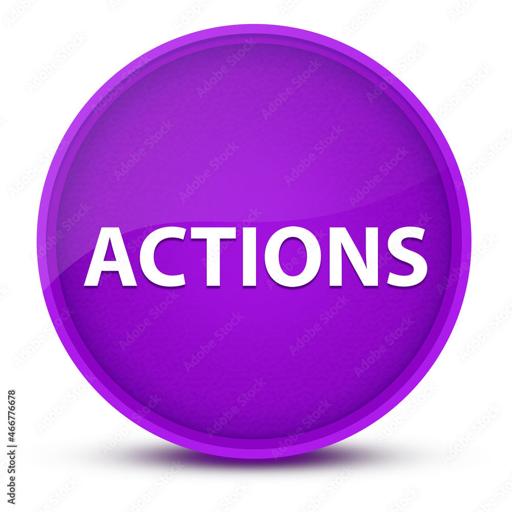 Actions luxurious glossy purple round button abstract Actions luxurious glossy purple round button abstract