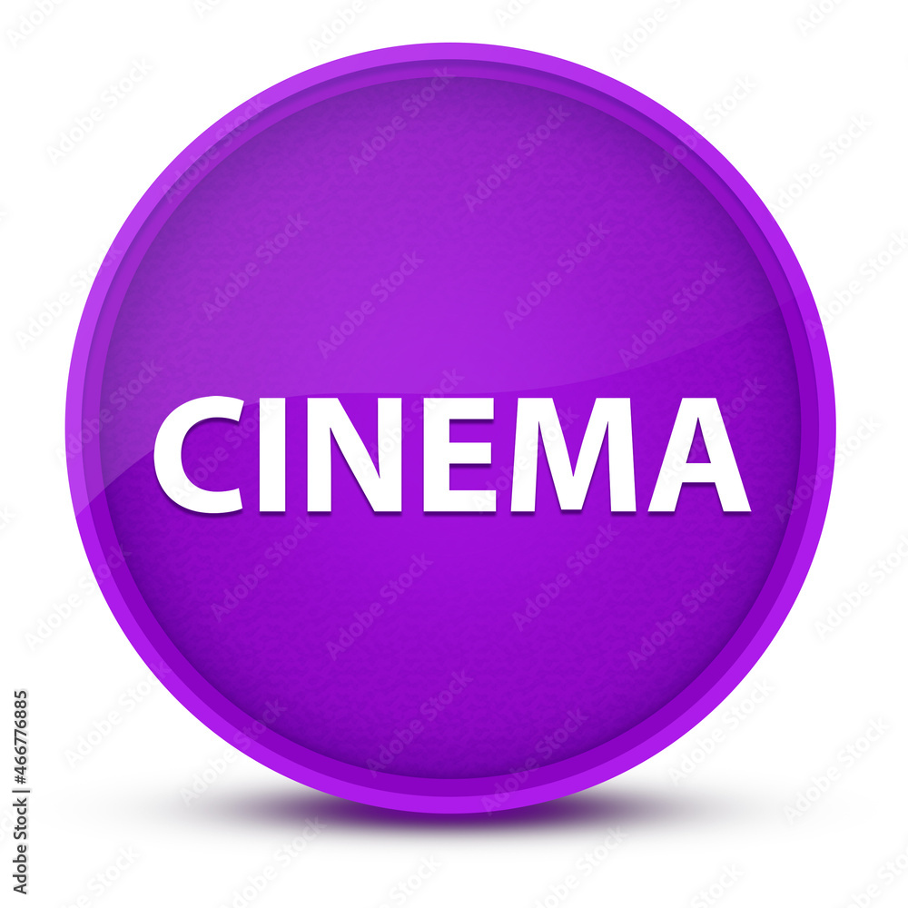 Cinema luxurious glossy purple round button abstract Cinema luxurious glossy purple round button abstract