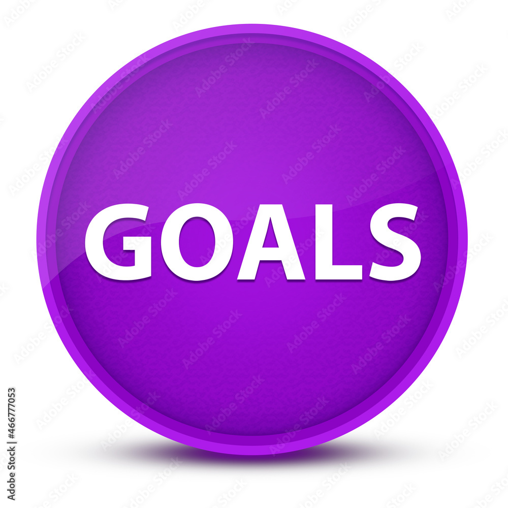 Goals luxurious glossy purple round button abstract Goals luxurious glossy purple round button abstract