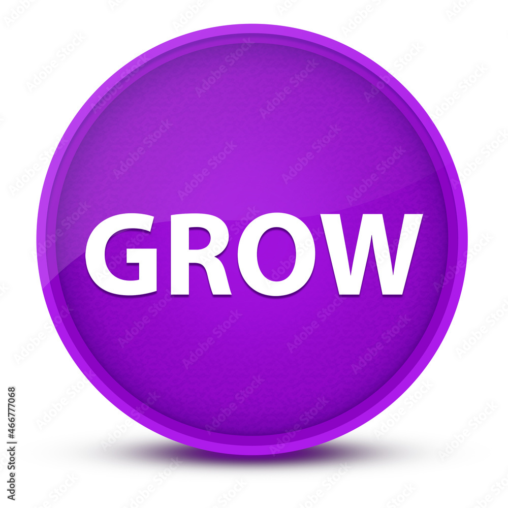 Grow luxurious glossy purple round button abstract Grow luxurious glossy purple round button abstract