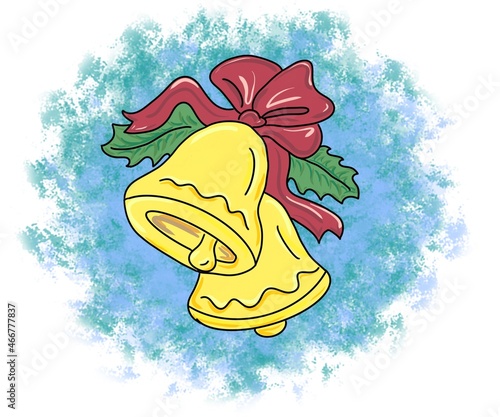 Wallpaper Mural xmas bells - christmas holiday decorations Torontodigital.ca