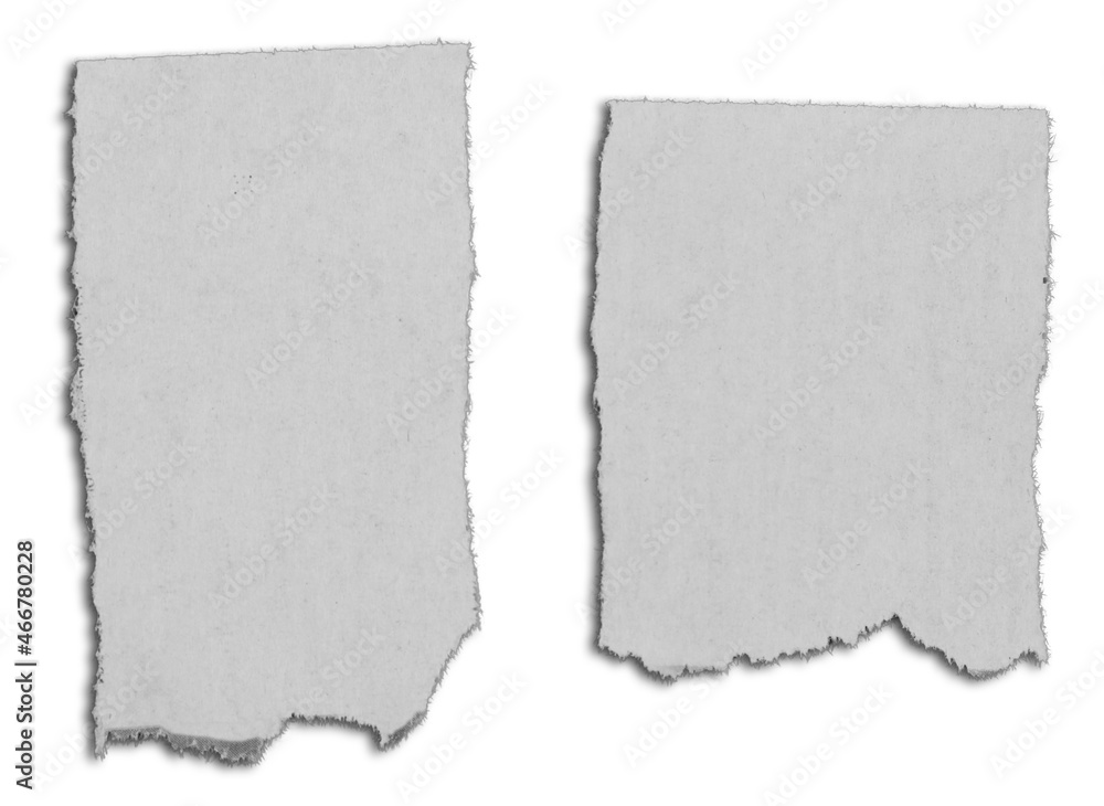 Torn paper pieces Torn paper pieces