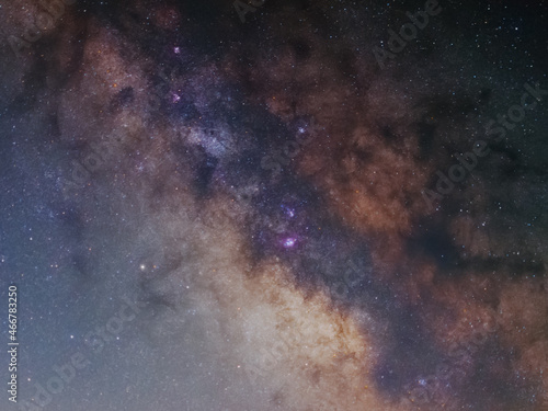 Milky Way Galaxy Core Wide