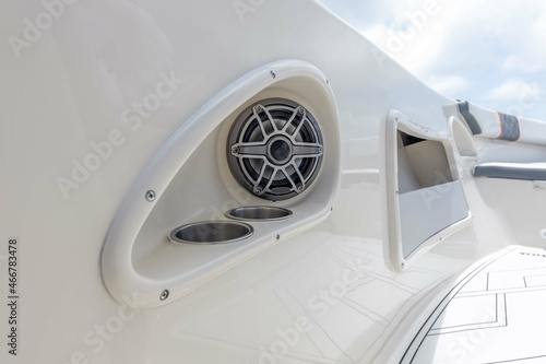 Turn up the music, boat speaker