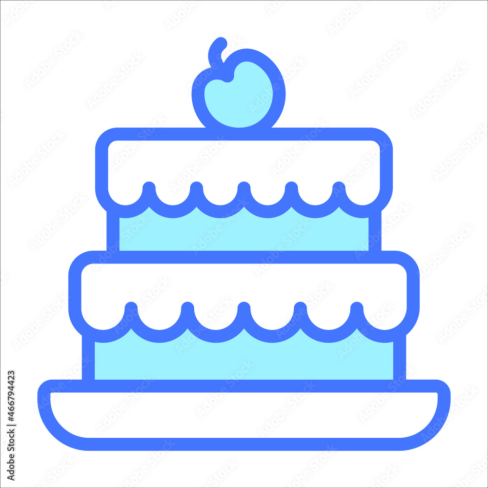 cake vector outline icon. Modern thin line symbols. Collection of traditional elements. cake vector outline icon. Modern thin line symbols. Collection of traditional elements.