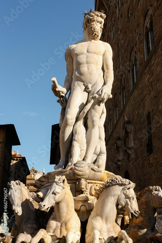 The Fountain of Neptune, Florence, Italy
