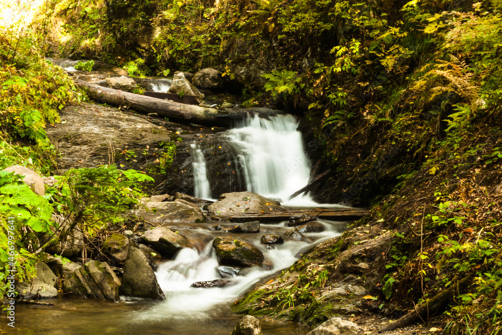 Russia, Krasnodar Territory. Sochi. Rosa Khutor Mountain Resort. Mendechiha Falls Park.
Russia, Krasnodar Territory. Sochi. Rosa Khutor Mountain Resort. Mendechiha Falls Park.