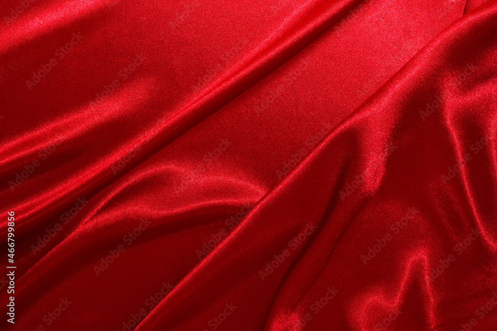 Obraz premium red silk chic folds background