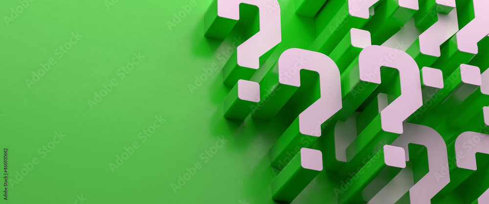 Question marks colored concept Question marks colored concept