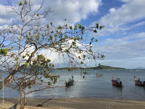 Wallpaper Mural boat on the beach Torontodigital.ca