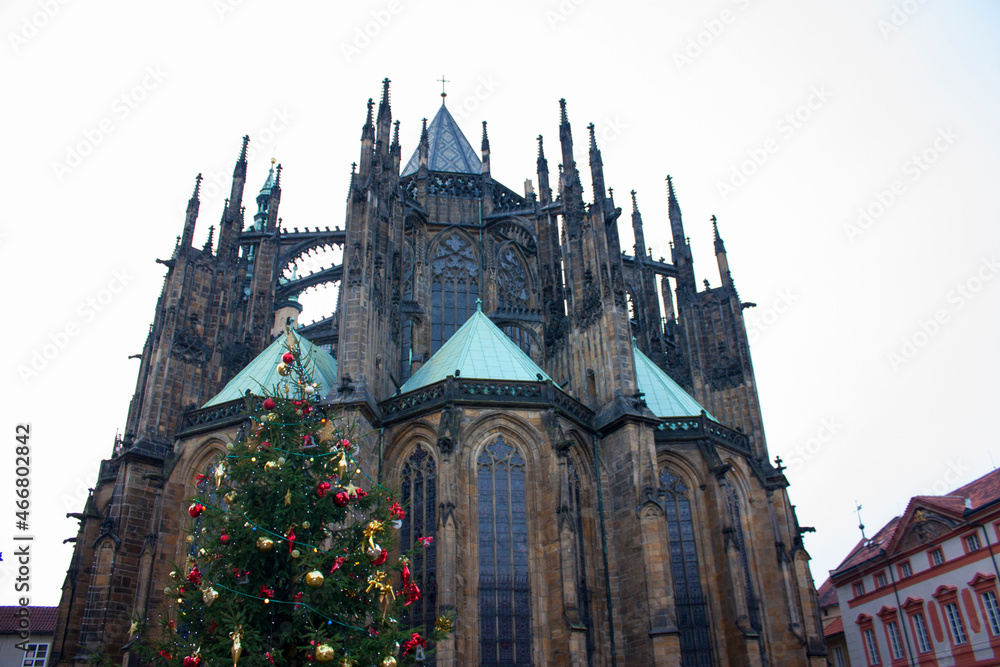 St. Vitus Cathedral for Christmas Prague Czech Republic