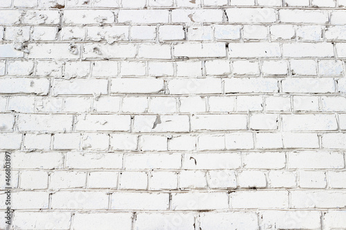 brick wall old with white color background