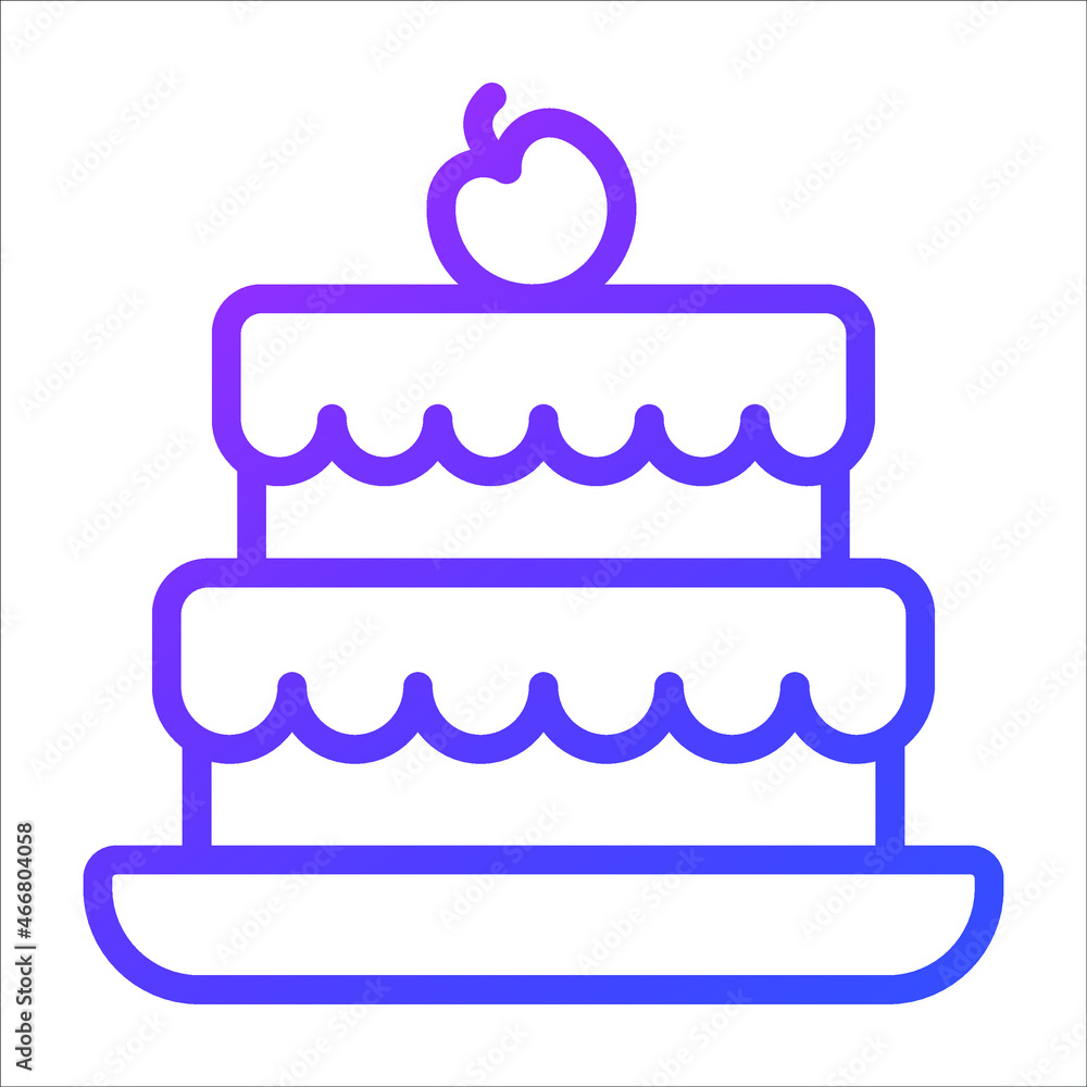 cake vector outline icon. Modern thin line symbols. Collection of traditional elements. cake vector outline icon. Modern thin line symbols. Collection of traditional elements.
